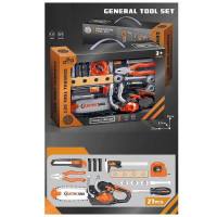 Набір інструментів 778-36 (30/2) 9 елементів, пила, звук, на батарейках, в коробці