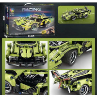 Конструктор на радіокеруванні 70014 (18/2) “Перегоновий автомобіль”, 362 деталі, пульт 2.4Ghz, в кор