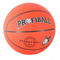 М'яч баскетбольний PROFIBALL VA 0001 (40шт) розмір7, гума, 8 панелей, малюнок-друк, 510г