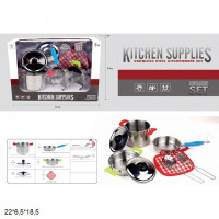 Набір посуду 988-C28 метал.кор.22*6,5*18,5 /48/