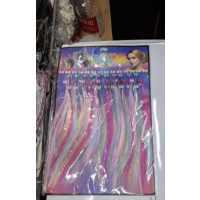 Аксесуари для дівчат арт. YH-52604 (200шт) Прядки волосся яскравих кольорів на заколках, ціна за пла