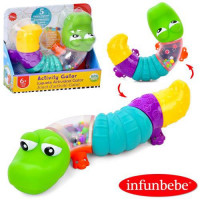 Гра PLT5678 (12шт) крокодил, 17см, брязкальце, рухливі деталі, в кор-ці, 19-17-6см