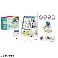 Дошка-мольберт 050-29 магнітно-малювальна двостор.з аксес.кор.72,5*16*54 /6/