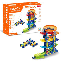 Трек IBLOCK арт. PL-921-266 (12шт) у вигляді Іграшка треку, в комплекті: 3 одинарні машинки