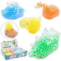 Іграшка MS 4018 (144шт) динозавр, від 11см, антистрес, орбіз, у пакеті, 4 види, 12шт в дисплеї, 27-2