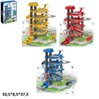 Паркінг 660-S16 автомийка з метал.транспортом(9шт.) та аксес.батар.муз.світ.тече вода.кор.56,4*14,1