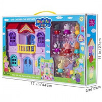 Іграшковий будиночок Cвинка Пеппа PP613A, 8 фігурок, меблі, звук, світло