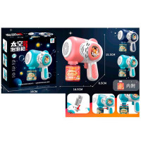 Мильні бульбашки 776 (36шт) пістолет, 14,5см, світло, запаска 7-5см, 2 кольори, на бат-ці, в кор-ці,