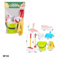 Набір для прибирання 055-2 у відрі кул. 36*24 /72/