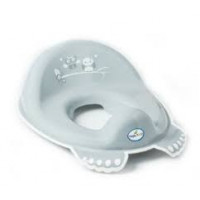 Туалетне сидіння "Сова" з гумками протиковзними (Сірий)/"TEGA" SO-002-106