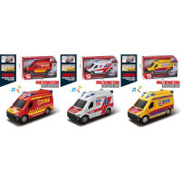Транспорт спецслужб JS199-9A-9B (24шт) інерція, машина, 18см, 1:20, звук, світло, гумові колеса, 3 в