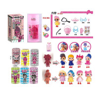 Лялька AA 102 A (180/2) капсула на батарейках, підсвітка, музика, змінюється у воді, п'є з пляшечки,