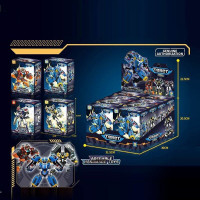 Конструктор YT 138-15 (12) 8шт в блоці, трансформер, рухливі деталі, кінцівки на шарнірах