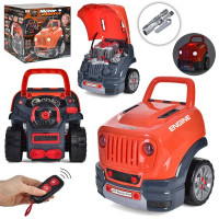 Автотренажер 008-979 (3шт) д/к (ІЧ), кабіна на колесах 40-39-47см, звук, світ, бат, кор, 40-43-34см