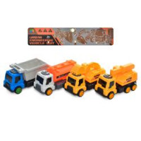 Набір машинок 989-15 (54шт) інерція, будтехніка, 4шт, 11,5см, в кульці, 29-20-5см