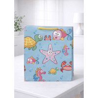 Пакет подарунковий середній квадрат 23х23 W1D-120 морська зірка