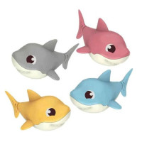 Водоплавающая игрушка 368-3 (180шт) заводная, акула 11см, 12шт(4цвета) в дисплее, 33-37-6см