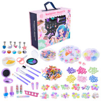 Косметика арт. LD6062-1 (36шт/2)   лак, помада, тіні, аксесуари для створення прикрас короб. 28*9*23