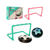 Футбольні ворота MR 0315 (48шт) 2шт 30-20-20см,сітка,пластик,аером'яч18см, світло, на бат, в кор-ці,