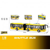 Автобус WY 913 A  (18) звуки, підсвічування, інерція, дверцята відкриваються, масштаб 1:16, в коробц