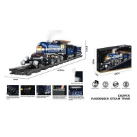 Конструктор BB 821 E (16) “Потяг”, 1062 елементів, підсвічування, парогенератор, в коробці