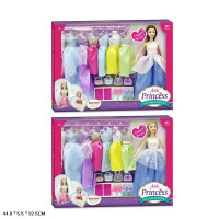 Лялька арт. WX233-1 (36шт/2)   мікс 2, у наборі, сукні, аксес короб. 44*5,5*32