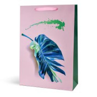 Пакет подарунковий паперовий L "Monstera" 31*44*12см R91265-L