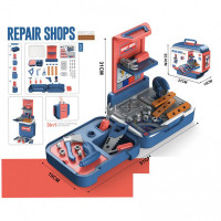 Стіл з інструментами 25737, пила, викрутка, молоток, складається у валізу