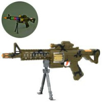 Автомат DF-15218 (36шт) 45см, звук, світло, вібро, на бат-ці, у пакеті, 18-45-5см