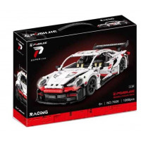 Конструктор 7606 (24/2) “Автомобіль”, 36х17х10 см, 1068 деталей, гумові шини, в коробці