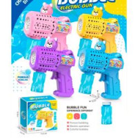 Мильні бульбашки 658-89B пістолет (ведмідь), 13см