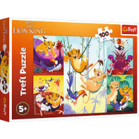 Пазли "100" Lion King Мужній Король Лев 64787 Trefl