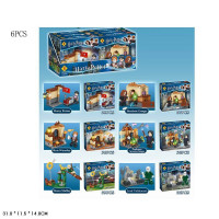 Конструктор арт. SL89146A (216шт/2) 6 видів, 6 шт в дисплеї 31,8*11,5*14см