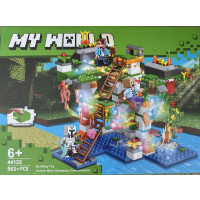 Конструктор 44122 (24/2) 562 елементи, 1 елемент з підсвічуванням, фігурки героїв, в коробці