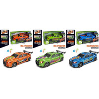 Машина JS167A-7B-67 (24шт) інерція, 19см, 1:20, музика, звук, світло, гумові колеса, 3 види, на бат