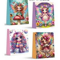 Пакет подарунковий C 75695 (480) 4 види, СЕРЕДНІЙ, ВИДАЄТЬСЯ ТІЛЬКИ МІКС ВИДІВ