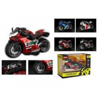 Мотоцикл H 7788-1 (192/2) 4 види, металопластик, інерція, гумові колеса, масштаб 1:14, в коробці, ВИ