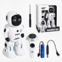 Робот на р/к K 46 (12) звуки, світло, мелодії, рухається, від акум. 3.7 V, режим програмування, реаг