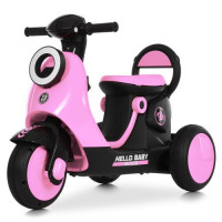 Мотоцикл M 6298BR-8 (1шт) р/к 2,4G, 1*6V4,5AH, 1*25W, MP3, USB, TF, музика, світло, рожевий