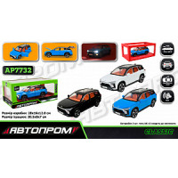Машина мет. АВТОПРОМ арт. AP7732 (12шт/2) 1:24 Nio ES8, батар,світло,звук,відкр.двері,короб. 28*16*1