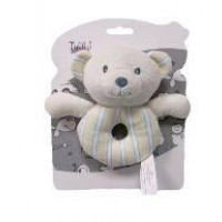 Брязкальце плюшеве Ведмедик бежевий, 9555