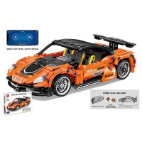 Конструктор FF 10027 (12) машинка на радіоуправлінні, 491 деталі, пульт 2.4 Ghz, акумулятор, викрутк