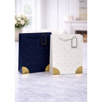 Пакет подарунковий великий WHITE 26*32*12см HL-1876