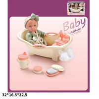 Пупс 23см W6915A з ванною та аксес.кор.32*16,5*22,5 /36/