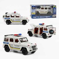 Машина 41393 (72/2) "Авто Експерт", "Поліція", металопластик, 1:32, звук, світло, інерція, відкриваю