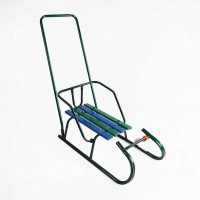 Сани "Сніговий баранчик" 14439 колір зелений (1)