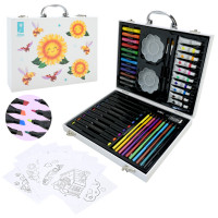 Набір для творчого малювання арт.PL-725-35 (20шт)  48 предмета,крейда,акварельні фарби,кольорові олі
