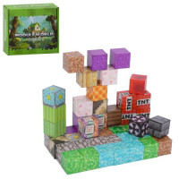 Конструктор UG8815 (24шт) магнітний, куб 2см, 50дет, в кор-ці, 16-16-7см