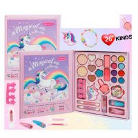 Косметика IG3270 (30шт) палетка, тіні, рум'яна, набір для манікюру (лак, розділювач для пальців, пил