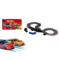 Трек JJ223-1 (12шт) д/к (пульт на шнурі, 2шт), 36-75см/238см, 1:64, машина 7см 2шт, на бат-ці, в кор